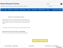 Tablet Screenshot of mountpleasantpractice.co.uk